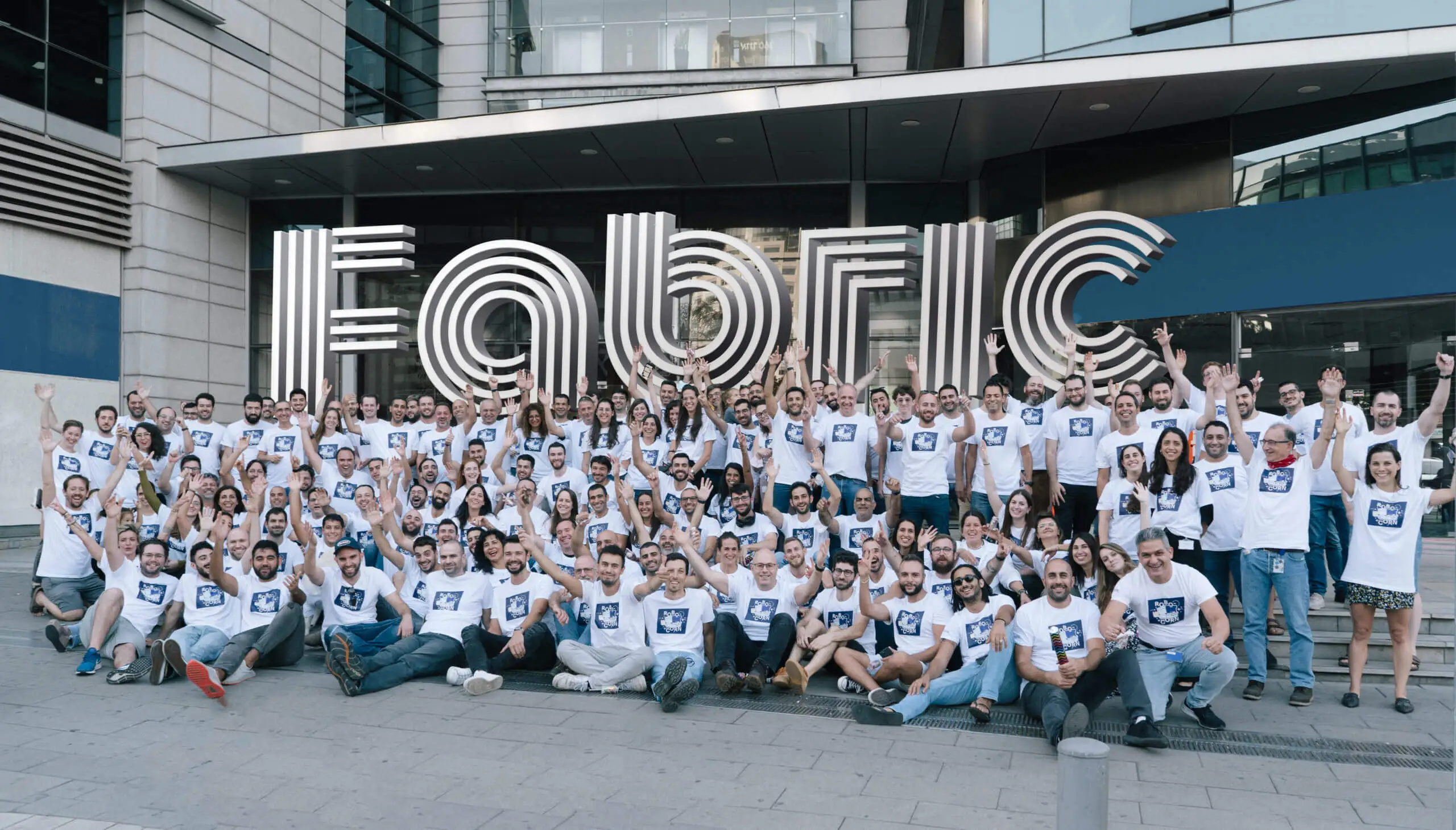 Fabric team after series C announcement